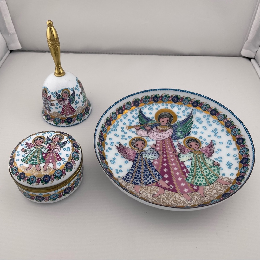 Steinbock Angels Bundle of 3 Handmade in Austria Limited Edition Stunning!